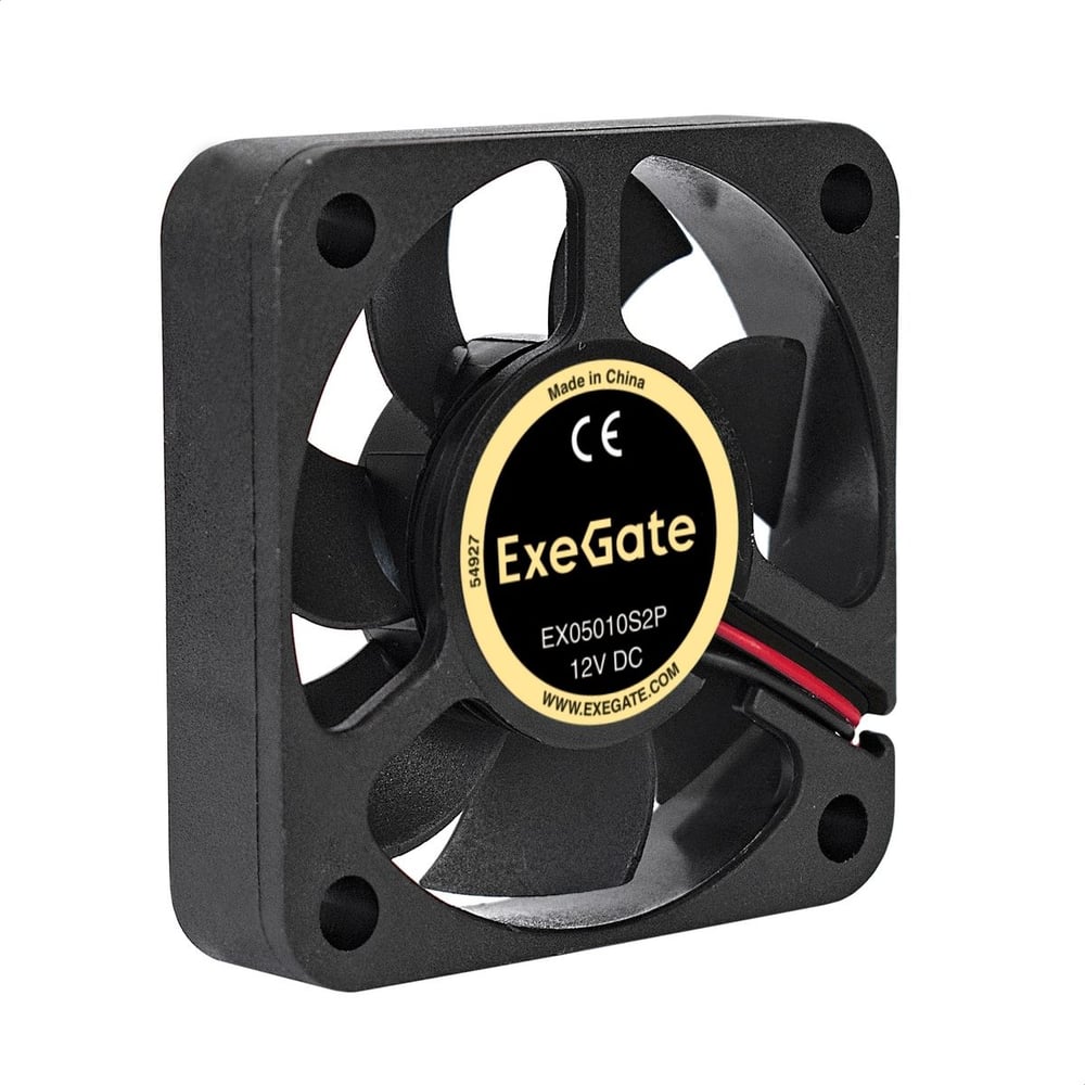 Вентилятор ExeGate EX05010S2P 50x50x10 мм, подшипник скольжения, 2pin 4500RPM 24dBA 283365