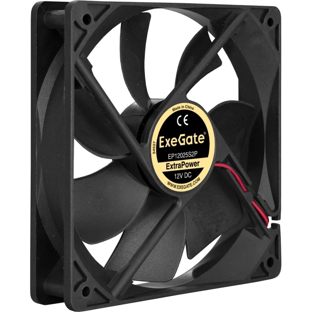 Вентилятор ExeGate ExtraPower EP12025S2P подшипник скольжения 2pin 1600RPM 26dBA 283385