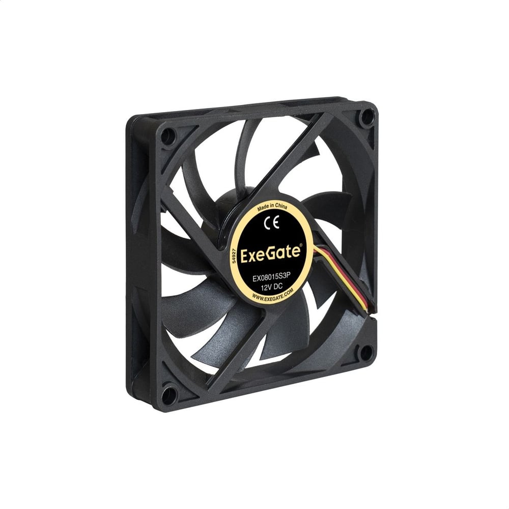 Вентилятор ExeGate EX06015S3P 60x60x15 мм, подшипник скольжения, 3pin 3500RPM 25dBA 281212