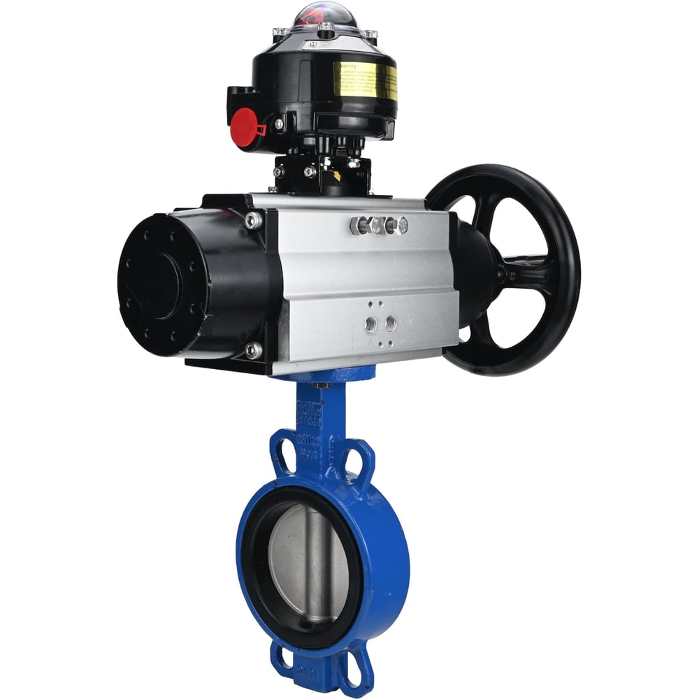 Затвор DN.ru QT450-304-EPDM-2W-Fb-ISO-H Ду125 Ру25, с пн.прив. DA-105-1, БКВ LSB-510 D050-96902
