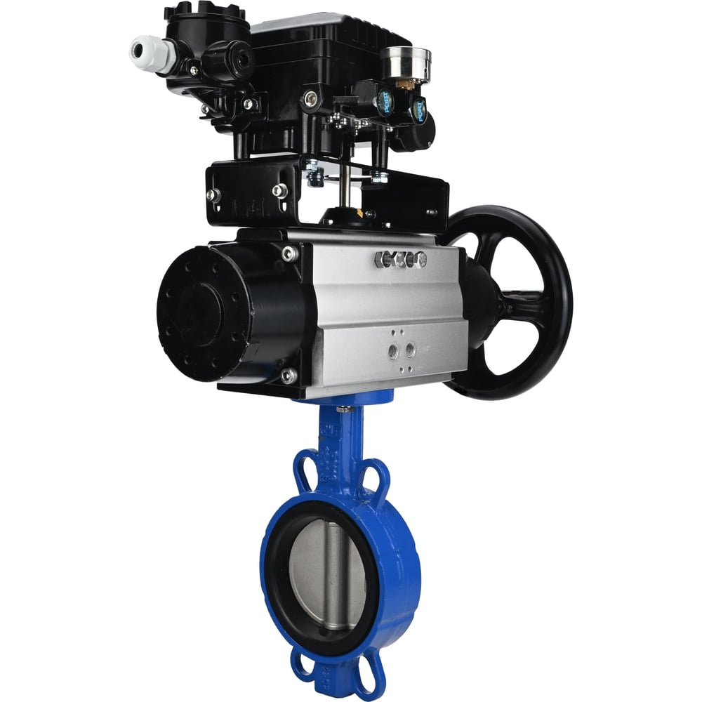 Затвор DN.ru QT450-304-EPDM-2W-Fb-ISO-H Ду125 Ру25, с пн.прив. DA-105-1, позиционером EPRP1-NU-Fb-08 D050-96951
