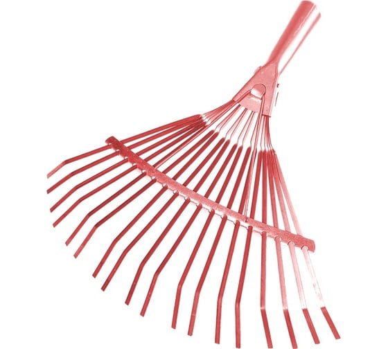 Изображение товара Веерные пластинчатые грабли без черенка Репка 22 зуба, порошковая окраска 46341