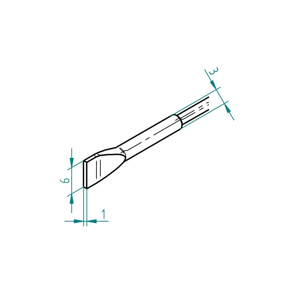 Насадки Ersa 462FDLF060 для Chip Tool VARIO, пара 0462FDLF060SB 00395454