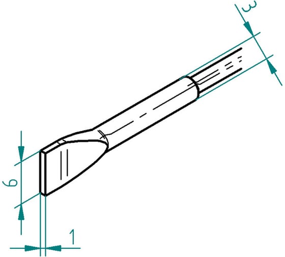 Изображение товара Насадки Ersa 462FDLF060 для Chip Tool VARIO, пара 0462FDLF060SB 00395454