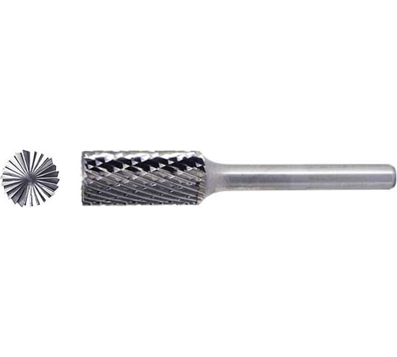 Изображение товара Бор-фреза UMIC HM Форма B d4x13x51x3 цилиндрическая с торцевой несечкой, ДЗ 1801503040