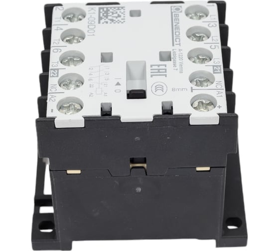 Изображение товара Трехполюсный миниконтактор Benedict K1-09D01 230 PN39848