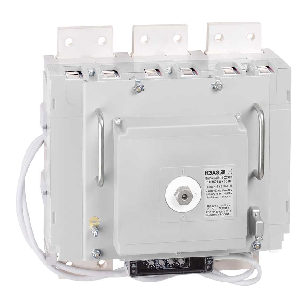 Изображение товара Выключатель автоматический КЭАЗ ВА53-43-344730-2000А-690AC-НР230AC/220DC-ПЭ230AC-УХЛ3- 108271 Изображение товара Выключатель автоматический КЭАЗ ВА53-43-344730-2000А-690AC-НР230AC/220DC-ПЭ230AC-УХЛ3- 108271
