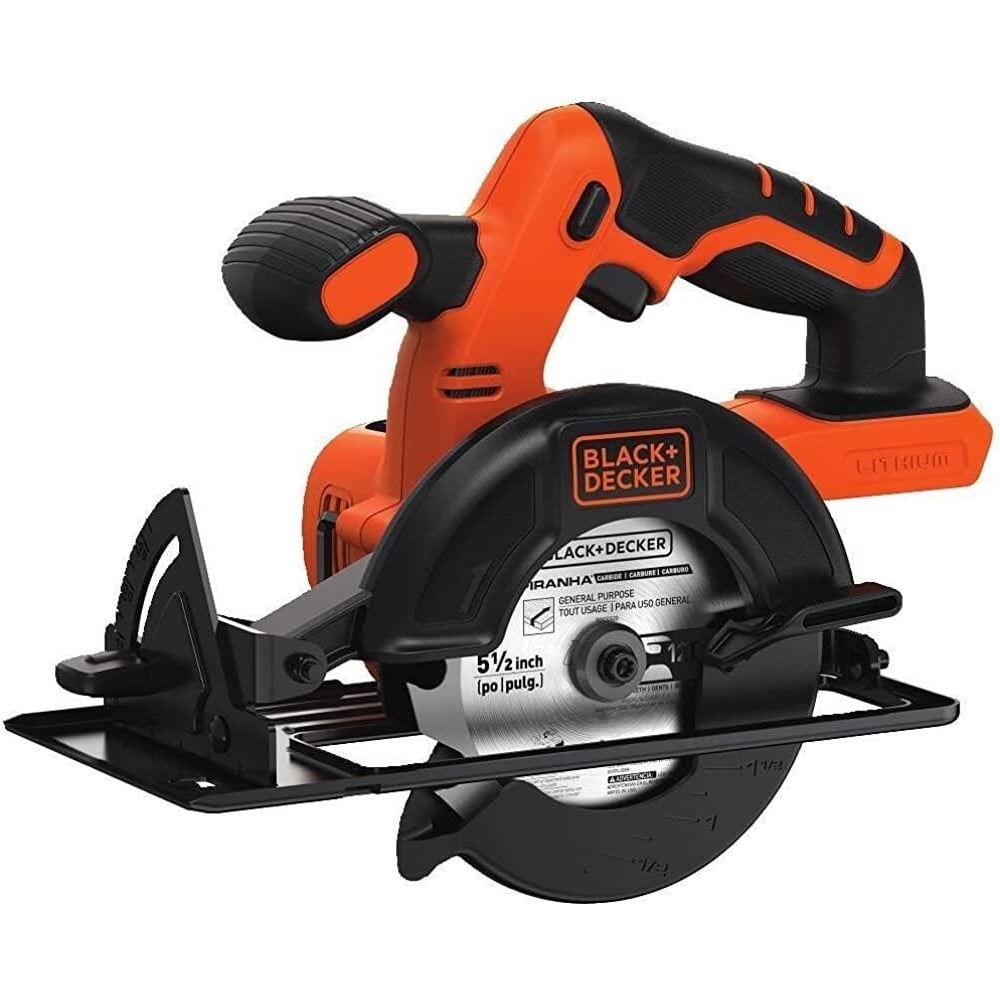 Аккумуляторная дисковая пила Black+Decker BDCCS18N, 18 В, 140 мм, 3700 об/мин, без АКБ и ЗУ () BDCCS18N-XJ