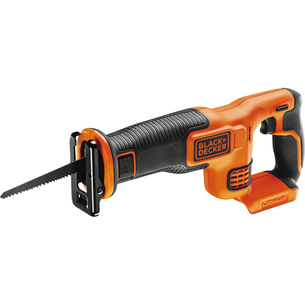 Изображение товара Аккумуляторная сабельная пила Dewalt BLACK+DECKER BDCR18N, 18 В, 3000 ход/мин, 22 мм, без АКБ и ЗУ BDCR18N-XJ