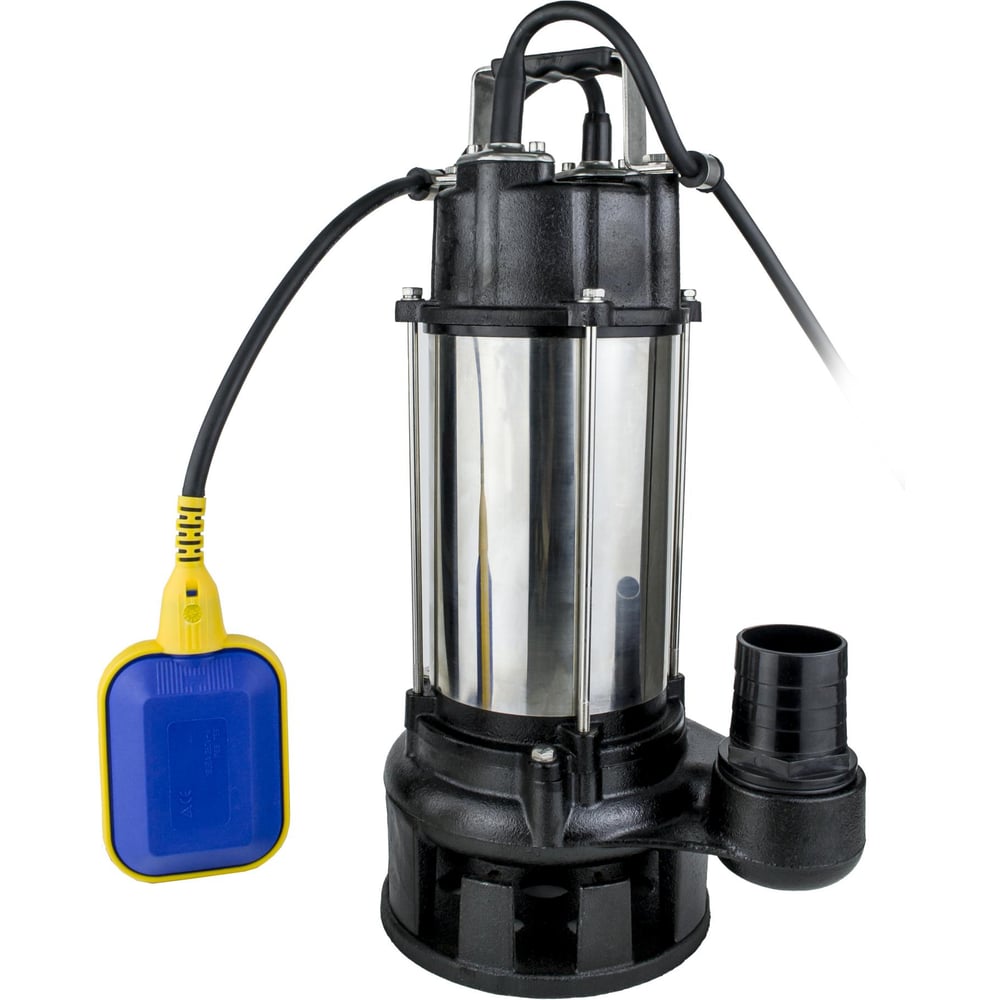 Дренажный насос Wellmix WQD 15-13-1.5 (1500Вт, 1х220В), кабель 10м 14119997