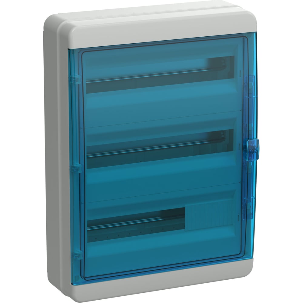 Корпус пластиковый IEK TEKFOR КМПн-54 IP65 синяя прозрачная дверь TF5-KP72-N-54-65-K03-K07