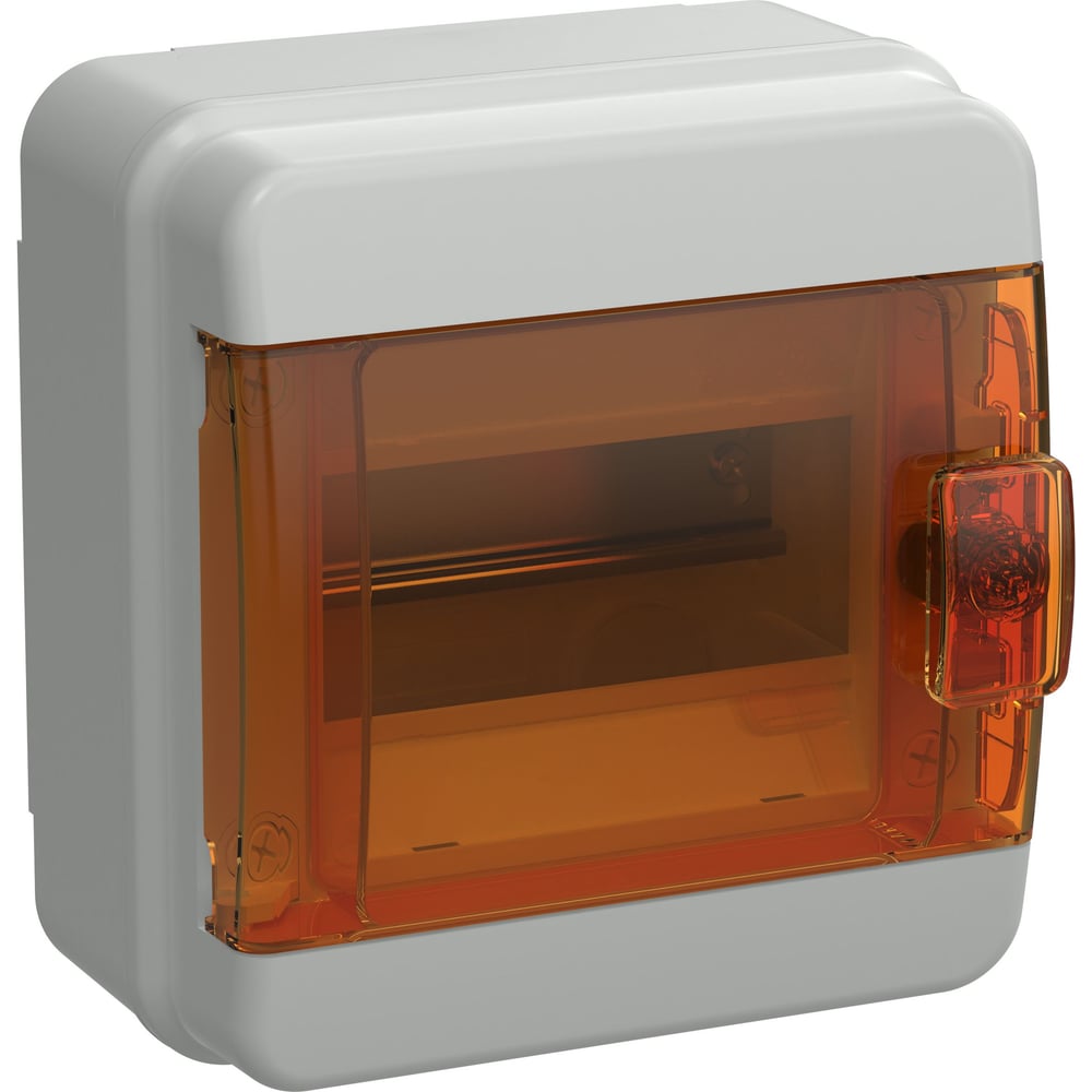 Корпус пластиковый IEK TEKFOR КМПн-6 IP65 оранжевая прозрачная дверь TF5-KP72-N-06-65-K03-K09