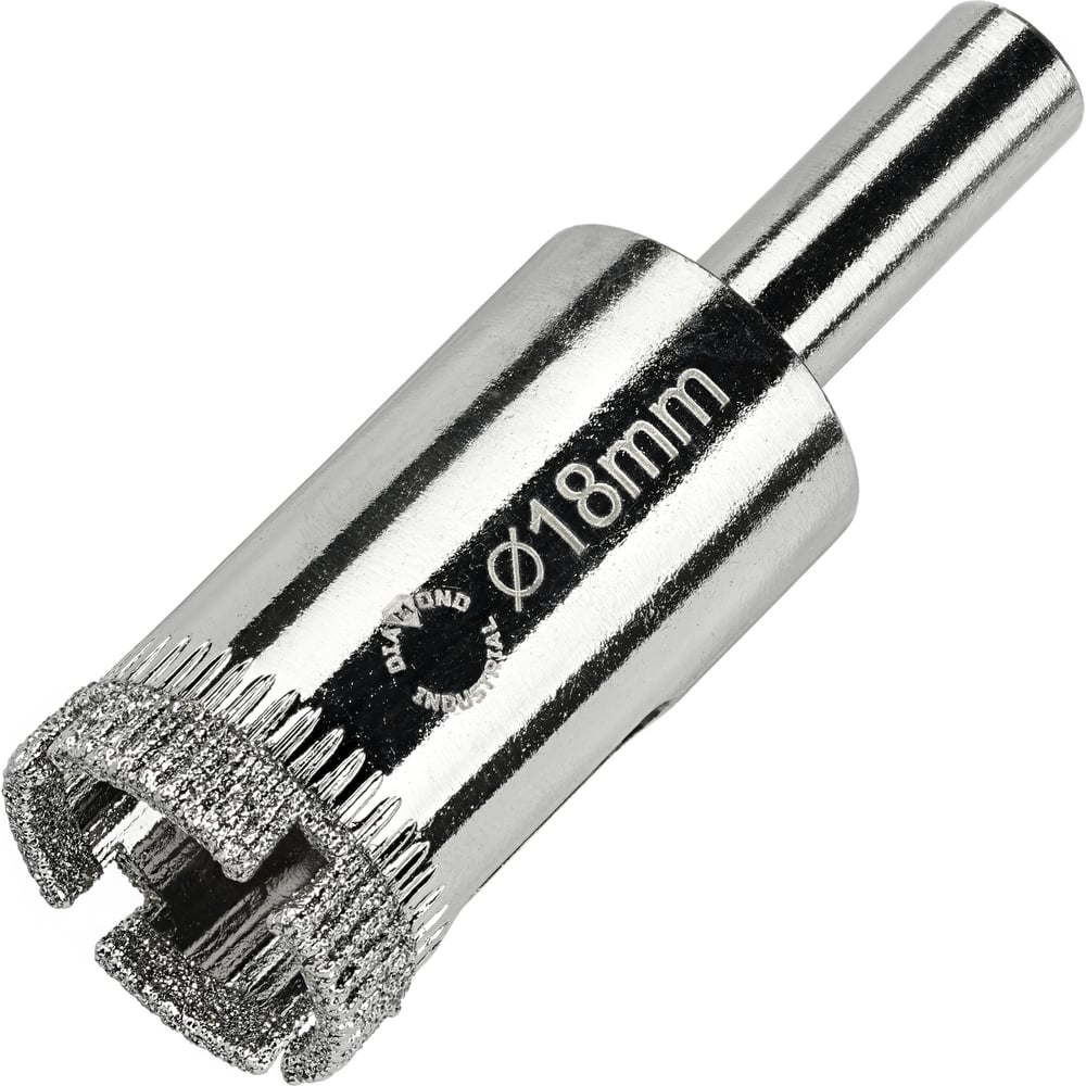 Изображение товара Коронка алмазная по керамике, плитке и стеклу 18 мм Diamond Industrial DIDCBC018 Изображение товара Коронка алмазная по керамике, плитке и стеклу 18 мм Diamond Industrial DIDCBC018