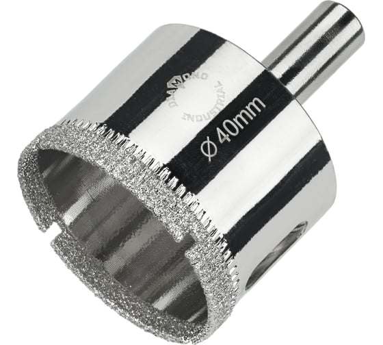 Изображение товара Коронка алмазная по керамике, плитке и стеклу 40 мм Diamond Industrial DIDCBC040