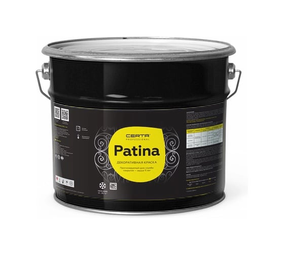 Изображение товара Декоративная эмаль Certa СERTA PATINA серебро 10 кг PAST0011