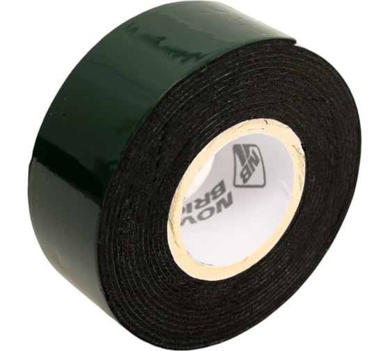 Изображение товара Двухсторонняя клейкая лента Nova Bright зеленый, 22 мм х 2 м 46670