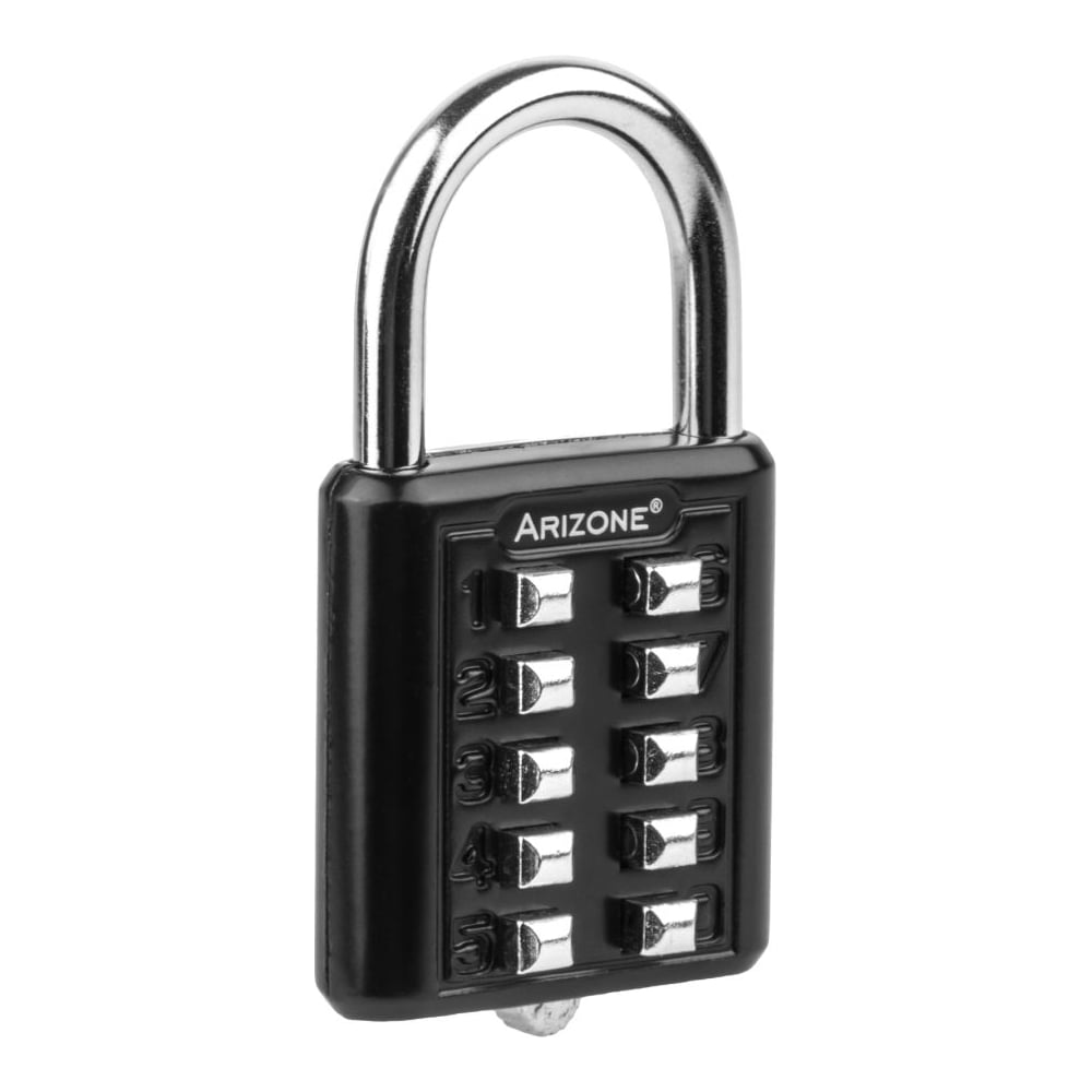 Изображение товара Замок навесной кодовый ARIZONE черный, ЦЗ-0048710412