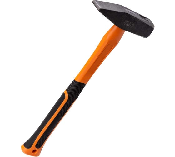 Изображение товара Молоток строительный (слесарный) TDM ELECTRIC 600 гр, кованый, с усиленной прорезиненной фиберглассовой рукояткой "Алмаз" SQ1036-0114