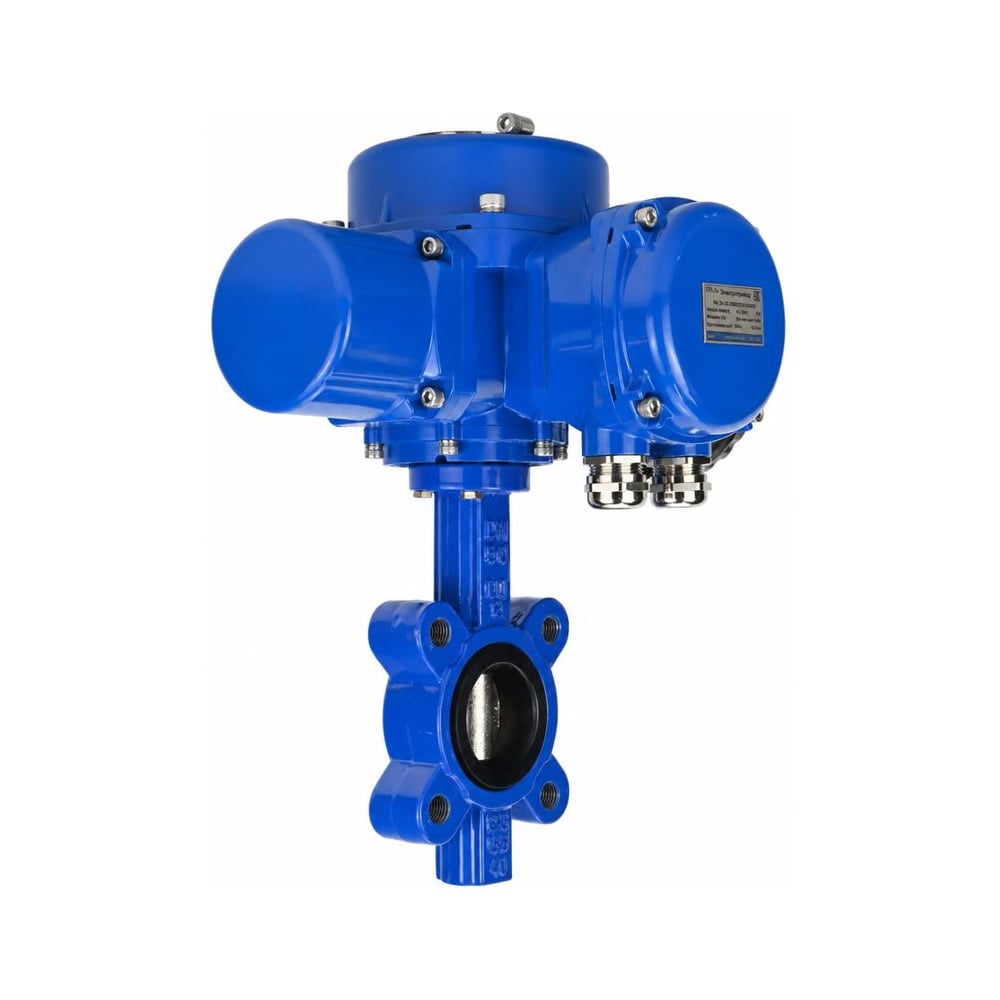 Затвор DN.ru дисковый QT450-QT450-EPDM-2W-Fb-H Ду150 Ру16 электропривод QT-W (M)-020 380В D050-89501