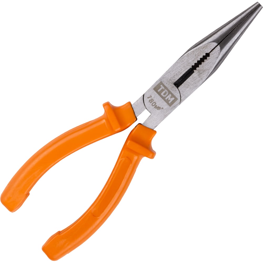 Изображение товара Длинногубцы TDM ELECTRIC 180 мм с пластиковыми рукоятками
