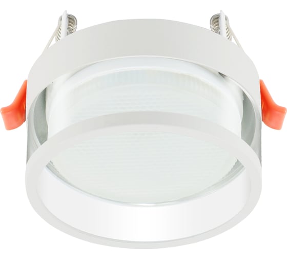 Изображение товара Встраиваемый светильник ЭРА KL82 под лампу GX53 WH, белый Б0049011