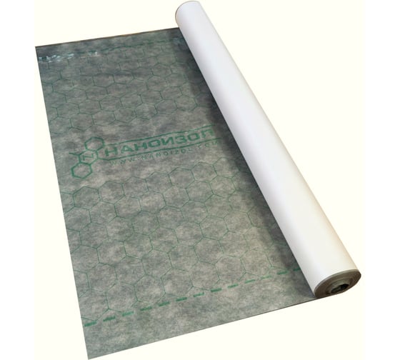 Изображение товара Супердиффузионная трехслойная мембрана Наноизол SD с клеевой лентой, 70 кв. м 4610003801021