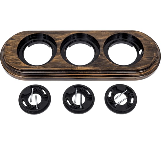 Изображение товара Рамка BIRONI Пластик Бронза 3-ая BF1-630-25