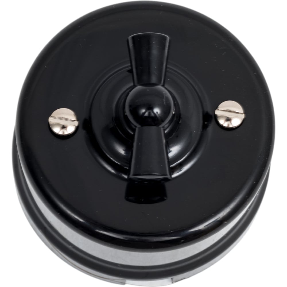 Изображение товара Переключатель BIRONI Пластик Черный 1-клавишный B1-201-23