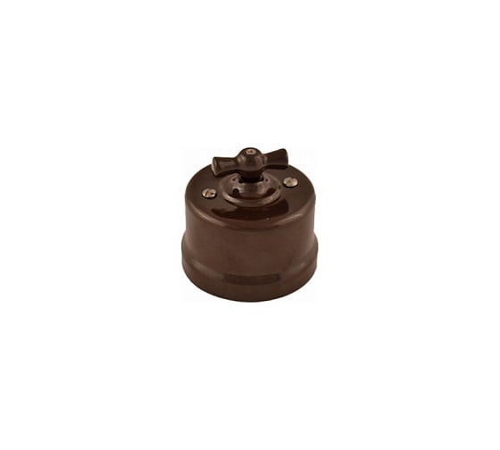 Изображение товара Переключатель BIRONI Лизетта Коричневый 1-клавишный B1-201-02