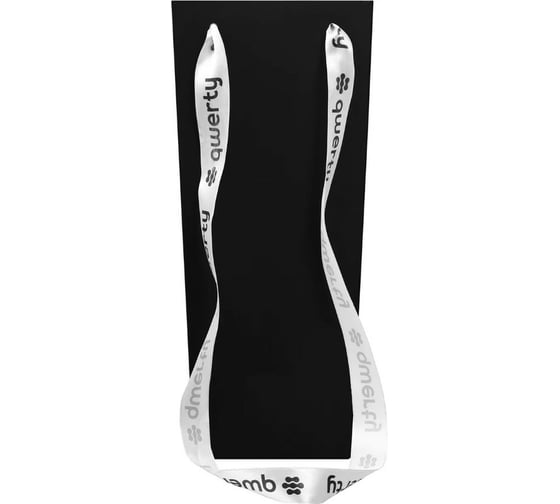 Изображение товара Пакет для цветов QWERTY Призма высота 35 см, чёрный, с ручками 74102