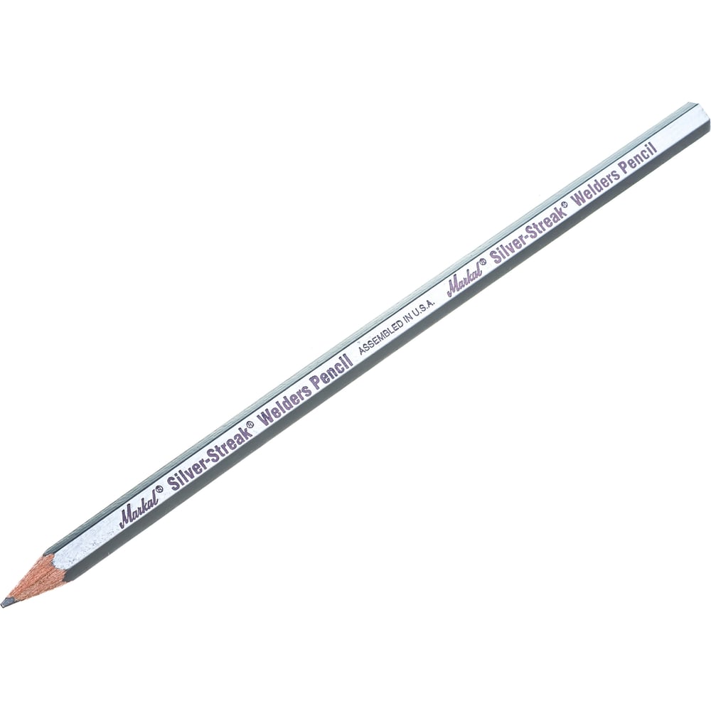 Маркер-карандаш Markal SILVER STREAK WELDER PENCIL SILVER / серебристый, для маркировки места сварки 96101 (упаковка 12шт) 96101уп