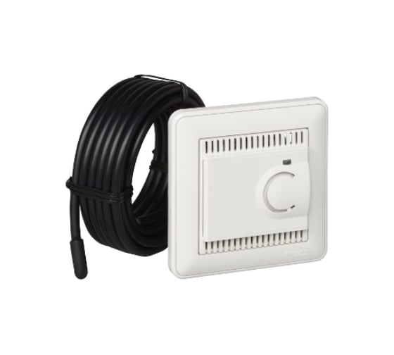 Изображение товара Регулятор теплого пола с датчиком Systeme Electric Wes n 59 белый SE TES-151-18