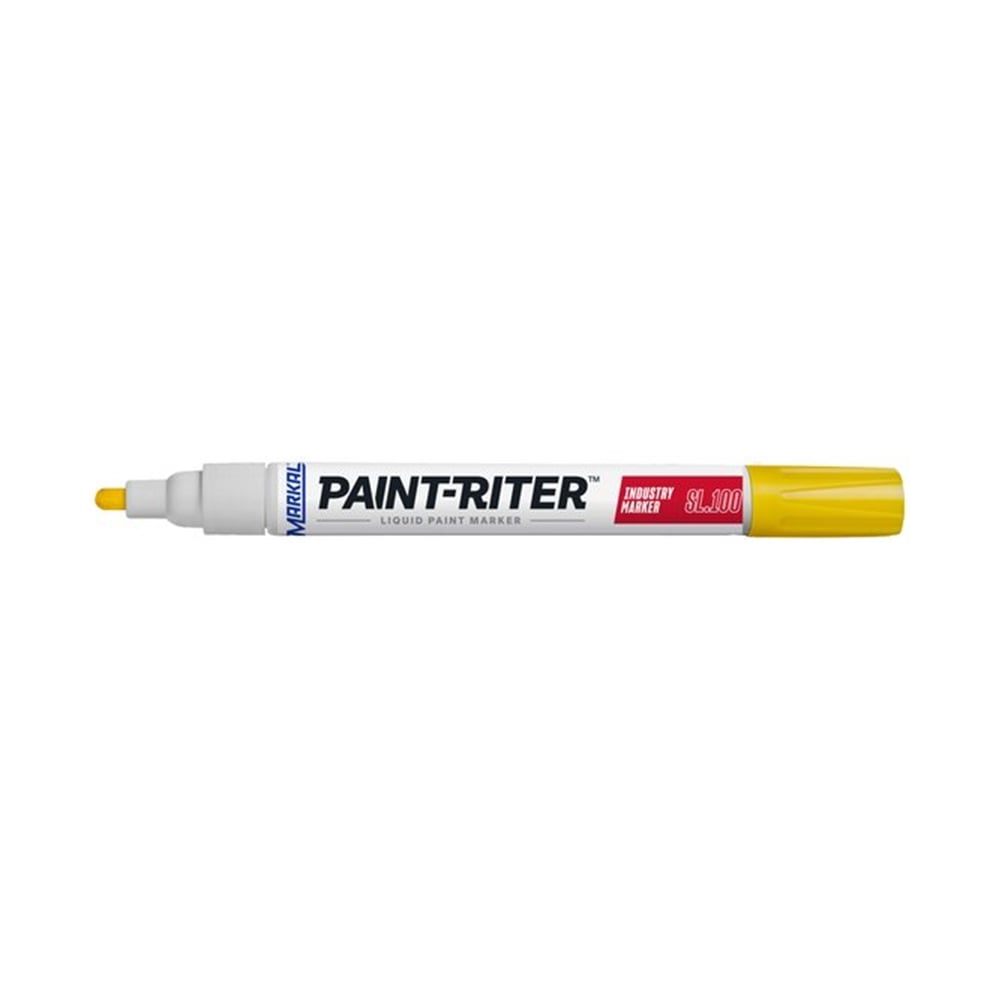 Маркер-фломастер Markal PAINT-RITER INDUSTRY MARKER SL100 YELLOW/желтый 31240220 (упаковка 12шт) 31240220уп