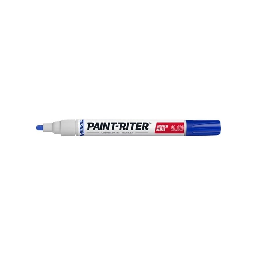 Маркер-фломастер Markal PAINT-RITER INDUSTRY MARKER SL100 BLUE/синий 31240420 (упаковка 12шт) 31240420уп