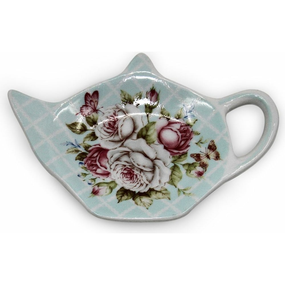 Изображение товара Блюдце для чайных пакетиков Rosenberg R-245015 керамическое дизайнерское