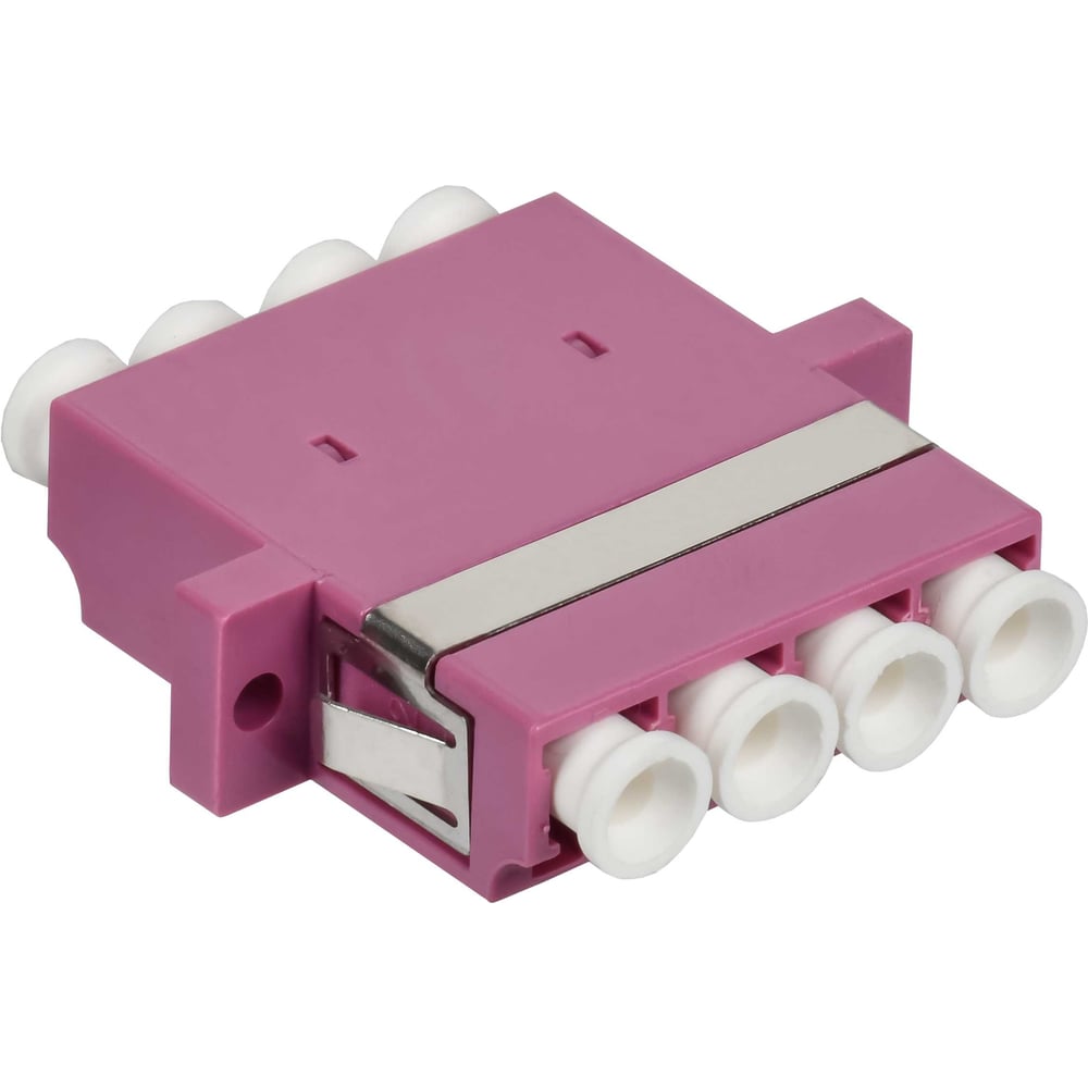 Адаптер оптический проходной ITK LC-quad OM4 UPC FC-LCQ-UPC-04
