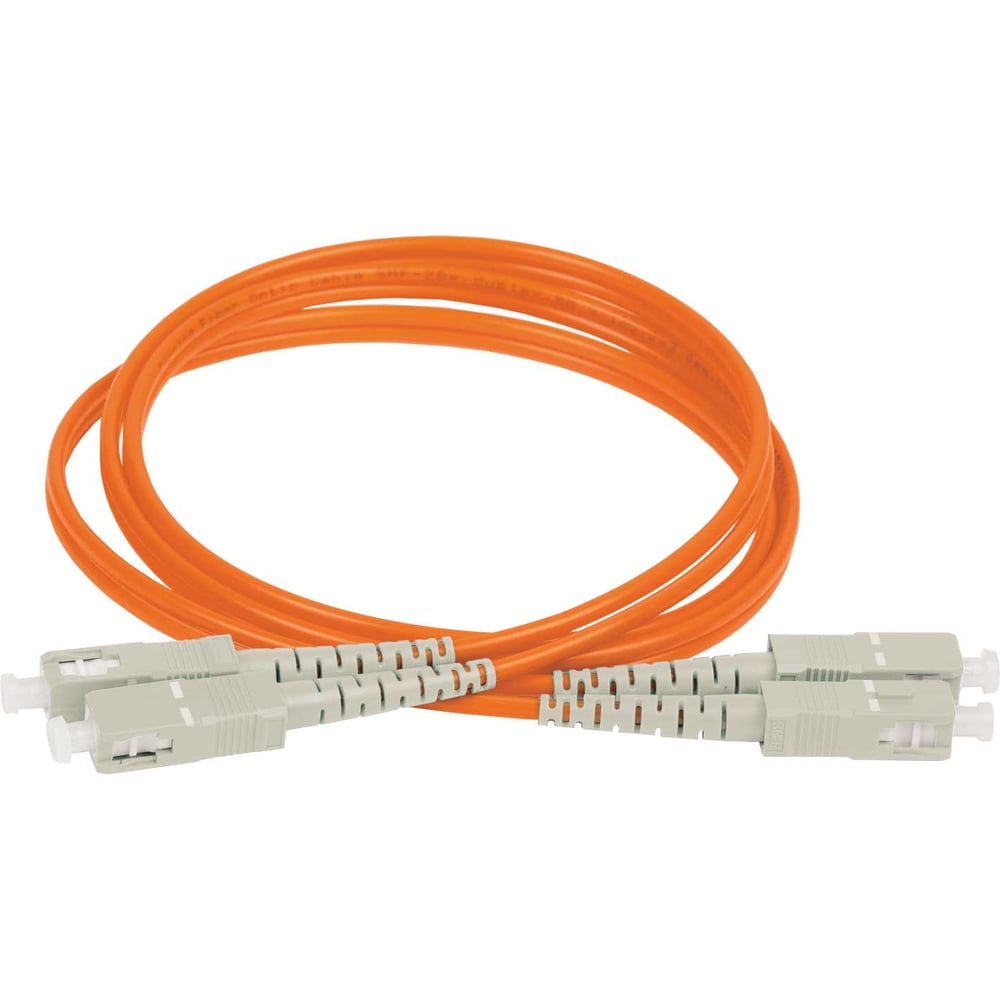 Оптический коммутационный соединительный шнур (патч-корд) ITK MM, 50/125 (OM2), SC/UPC-SC/UPC, (Duplex), 70м FPC50-SCU-SCU-C2L-70M