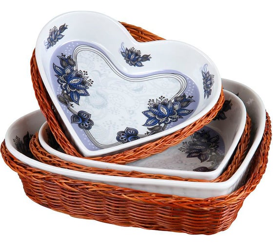 Изображение товара Набор блюд для запекания, для горячего Rosenberg 18 см, 20 см, 25 см R-035039