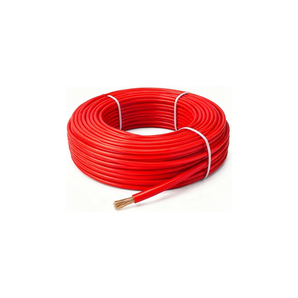 Провод Конкорд ООО ПуГВнг(А)-LS 1х6 - 450/750В (красный) 100м 10293