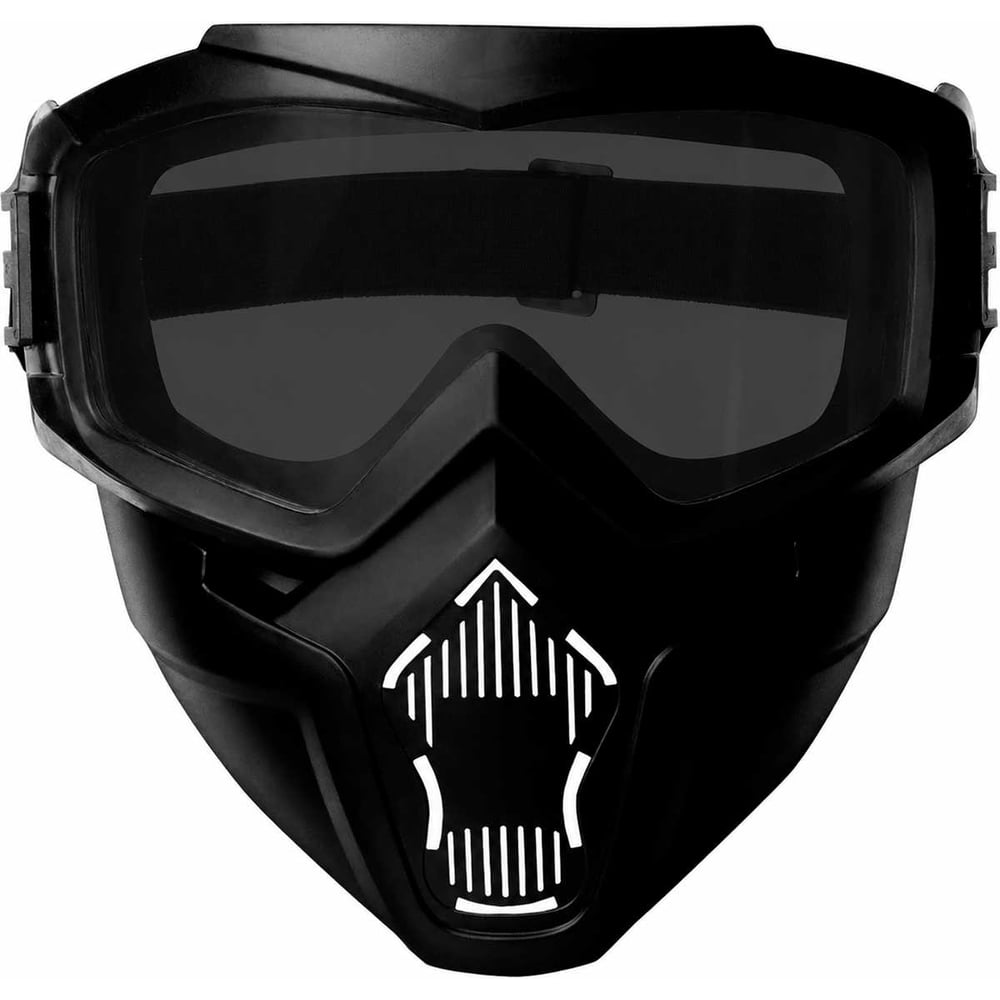 doka Очки Панорама OZPD5 черные с защитным щитком, тонированное стекло OZPD5-Black-щ-Т