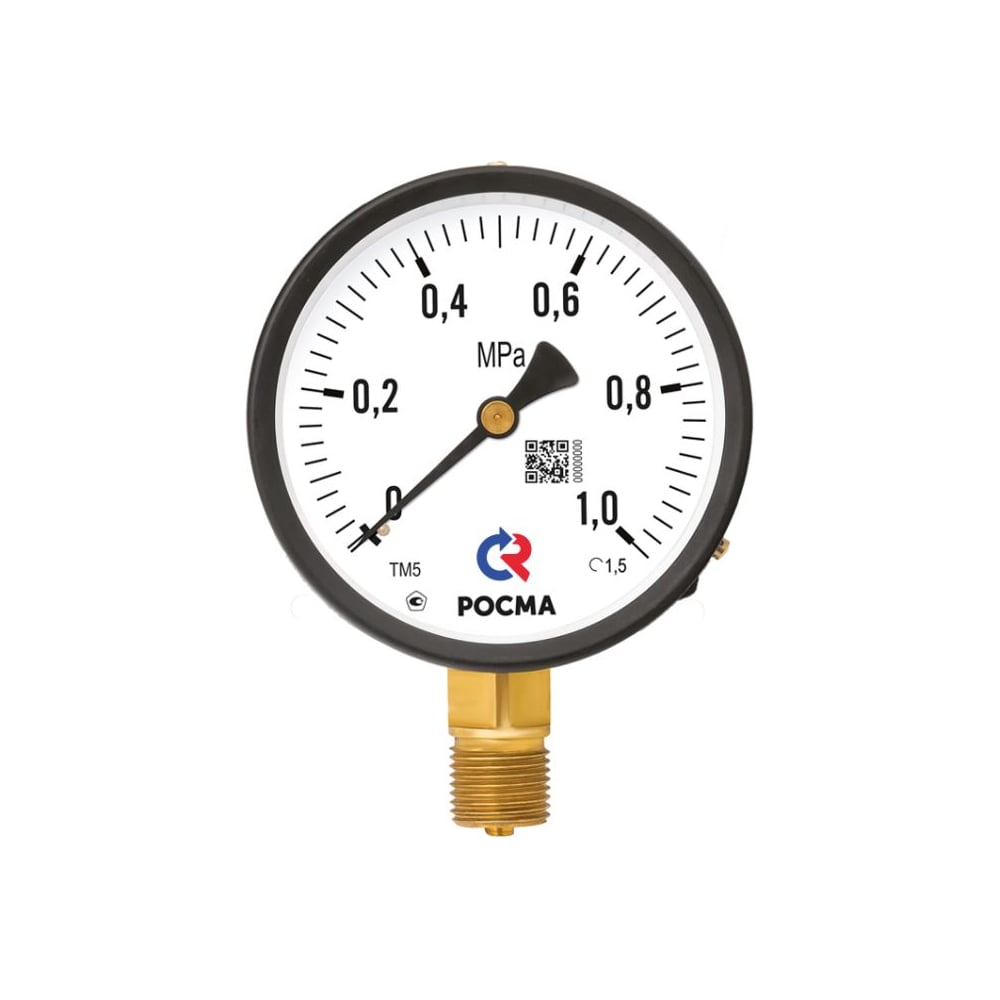 Манометр Росма ТМ-610Р.00(0-100MPa)M20x1,5.1,5 00000007005