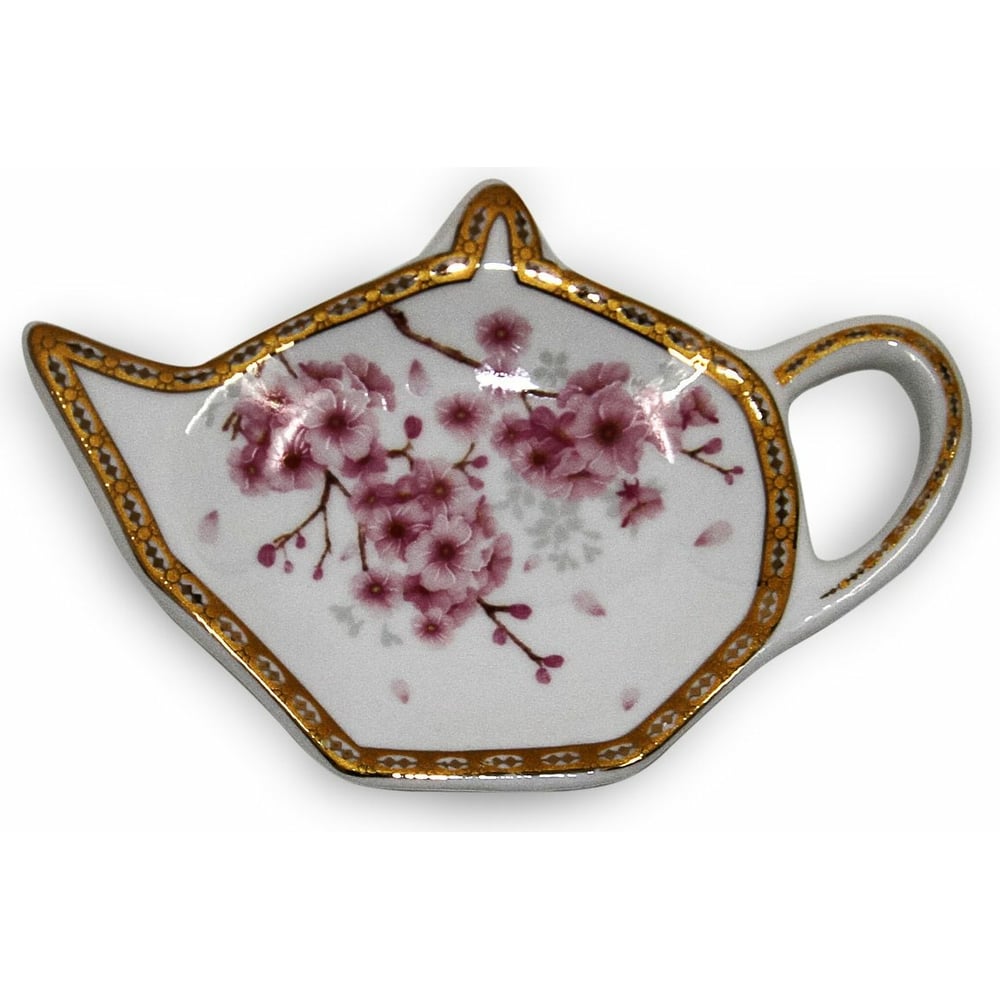 Изображение товара Блюдце для чайных пакетиков Rosenberg R-245017 компактное керамическое блюдце