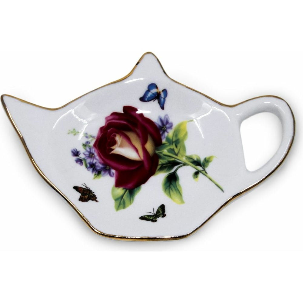 Изображение товара Блюдце для чайных пакетиков Rosenberg 11.5х7.5 см керамика дизайн