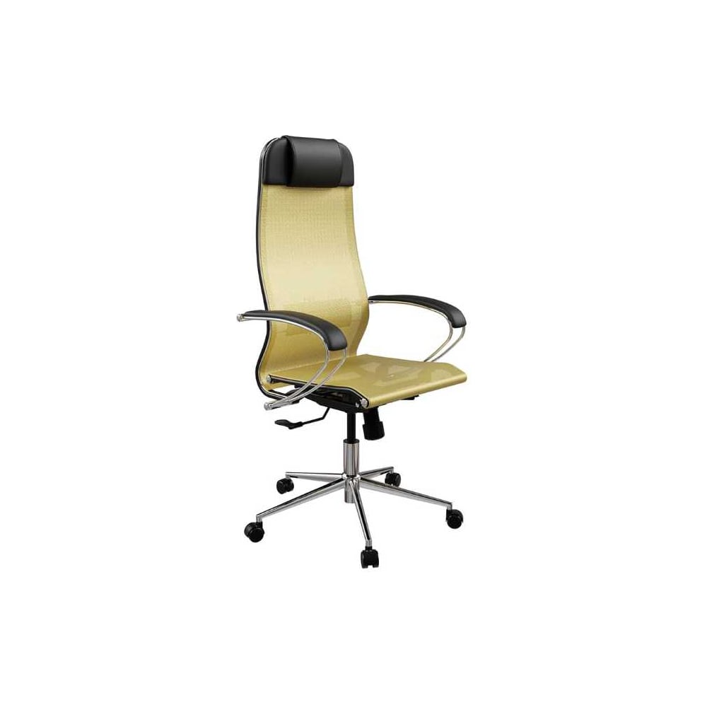 Кресло для персонала МЕТТА ErgoLife Set 4/подл.131/осн.Synchro 004 (Золотой ротанг 29B.16.1.3E3) z29B.16.1.3E3