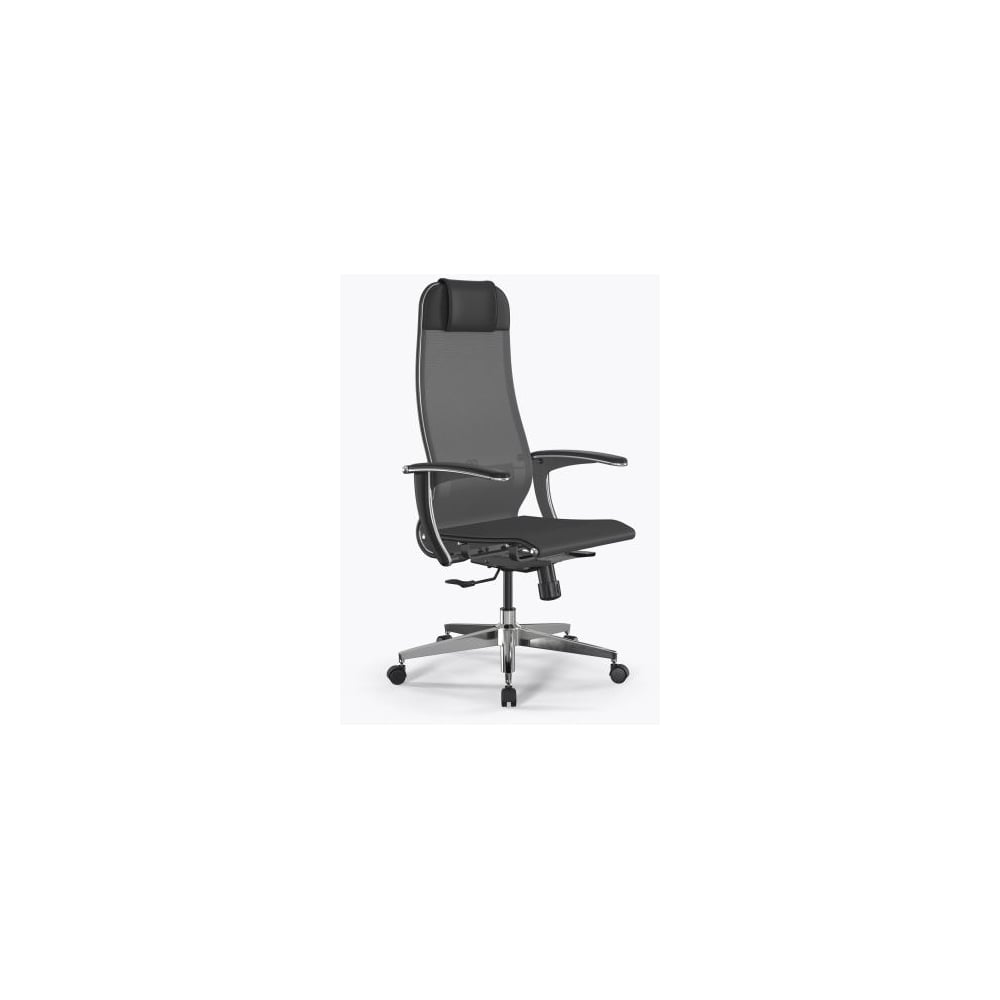 Кресло для персонала МЕТТА ErgoLife Set 4/подл.158/осн.Synchro 004 (Серый 537.4.1.3E3) z537.4.1.3E3