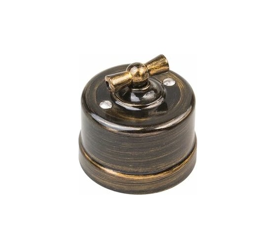 Изображение товара Выключатель BIRONI Пластик Бронза 2-клавишный B1-202-25