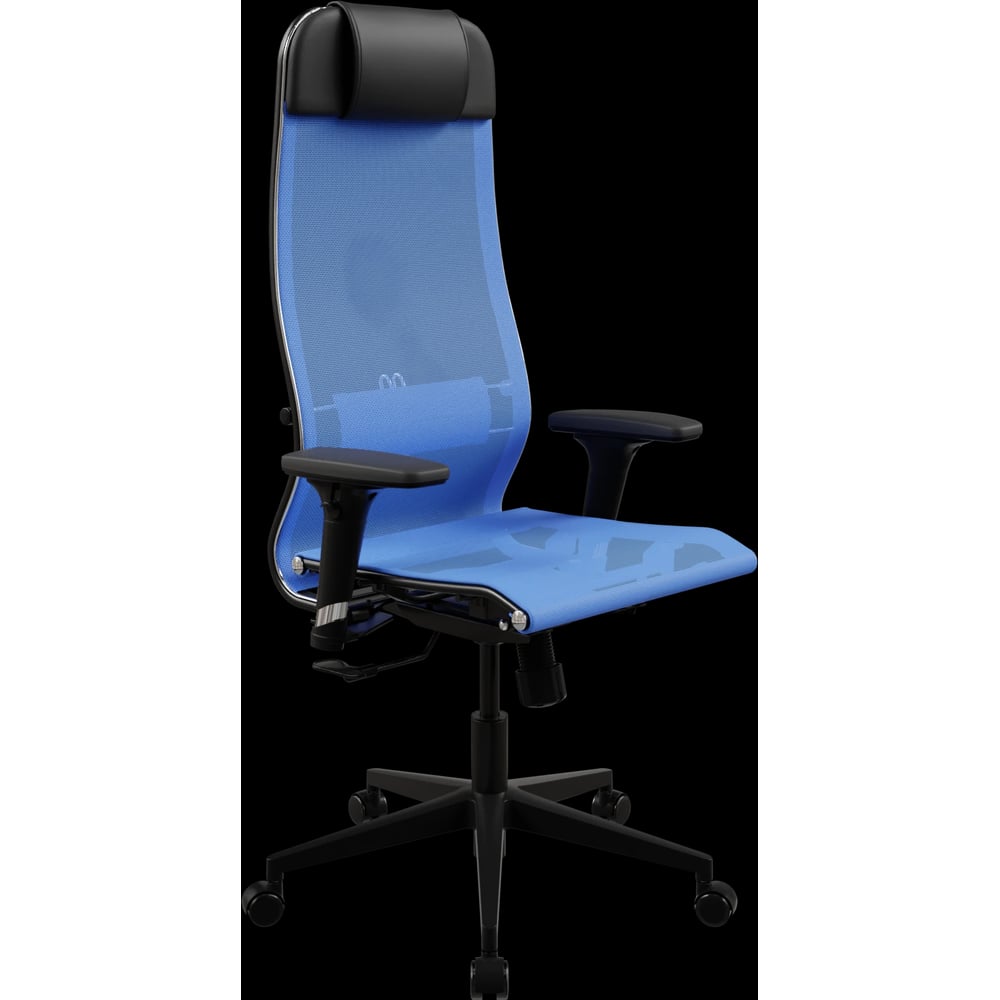 Кресло для персонала МЕТТА ErgoLife Set 4/подл.200/осн.Synchro 002 (Васильковый 29D.D.1.3A3) z29D.D.1.3A3