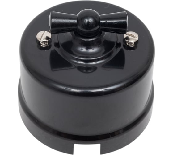 Изображение товара Выключатель BIRONI Пластик Черный 2-клавишный B1-202-23