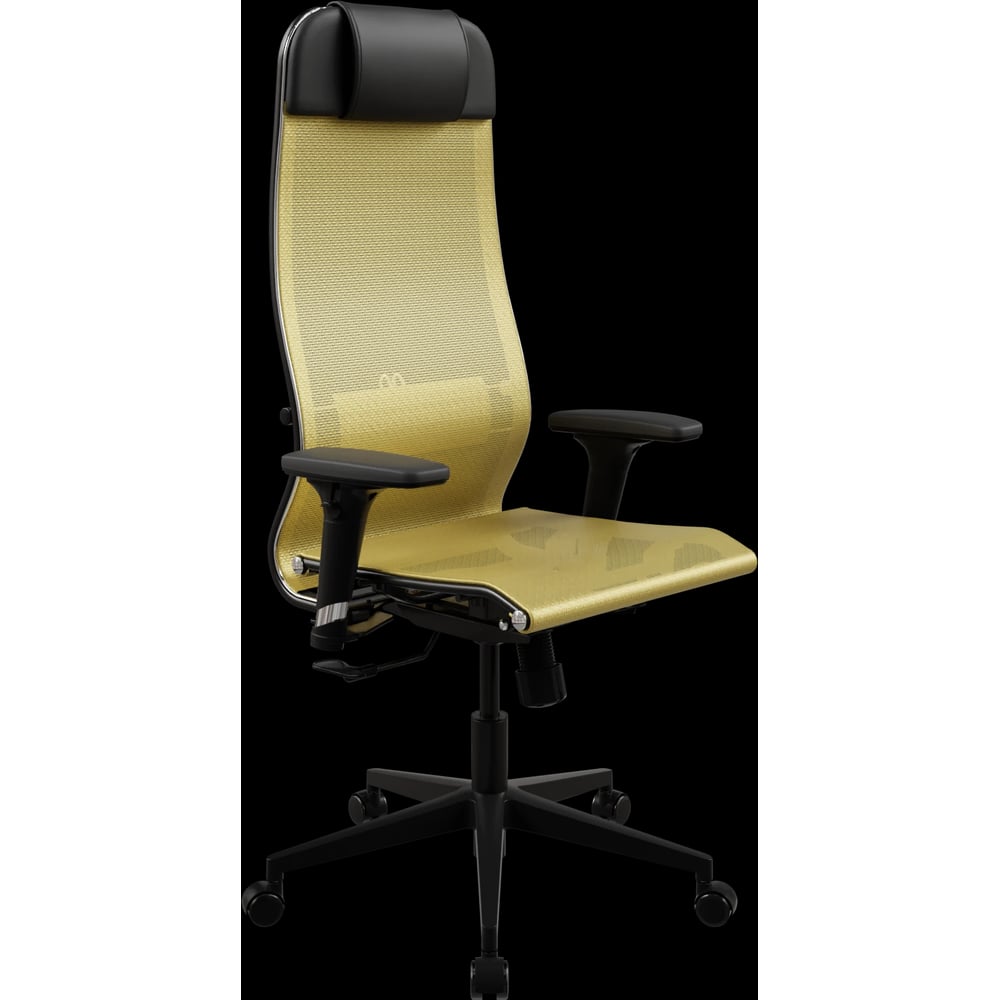 Кресло для персонала МЕТТА ErgoLife Set 4/подл.200/осн.Synchro 002 (Золотой ротанг 29B.D.1.3A3) z29B.D.1.3A3
