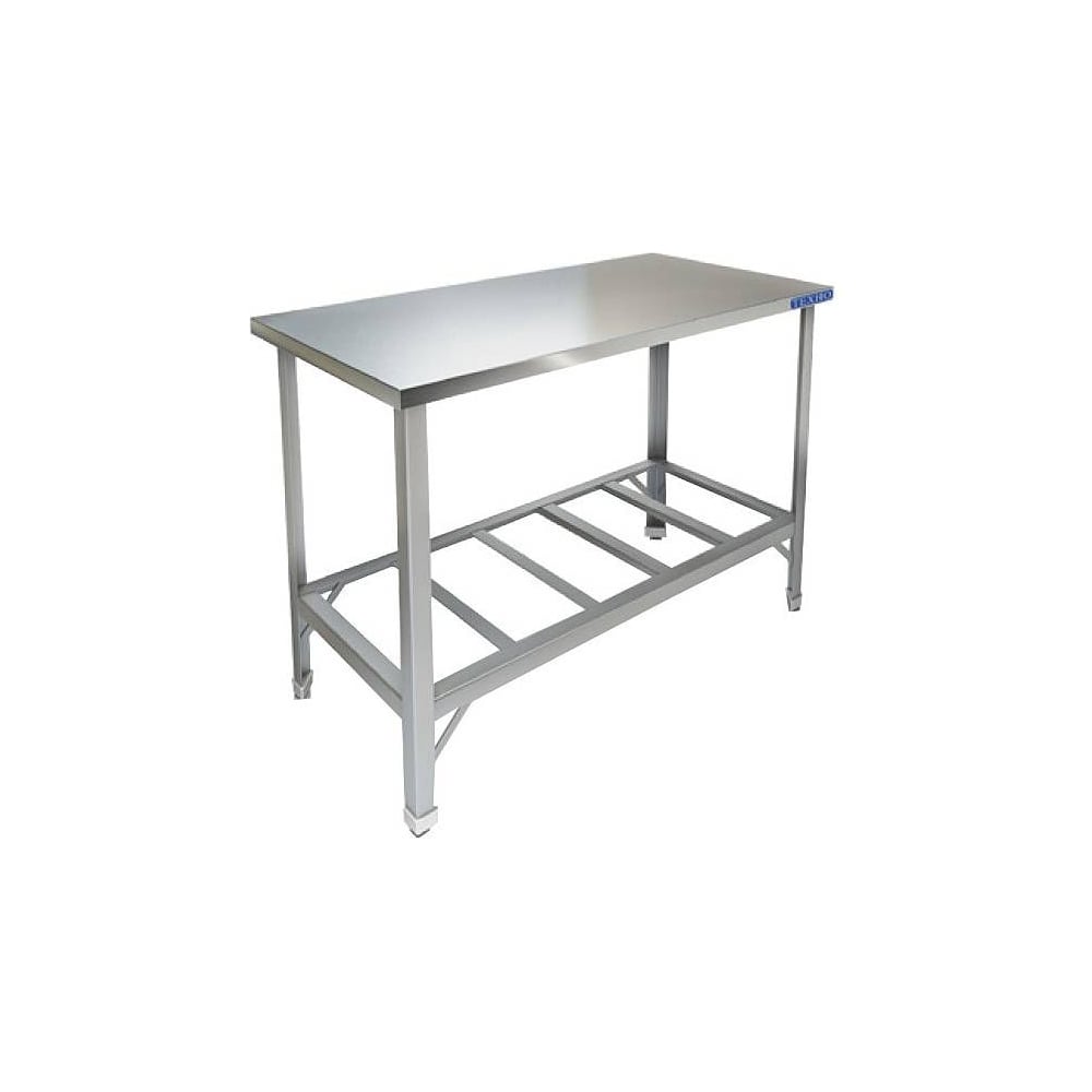 Стол производственный ООО ПФ "ТЕХНО-ТТ", без борта, сплошная полка-накладка СП-853/407